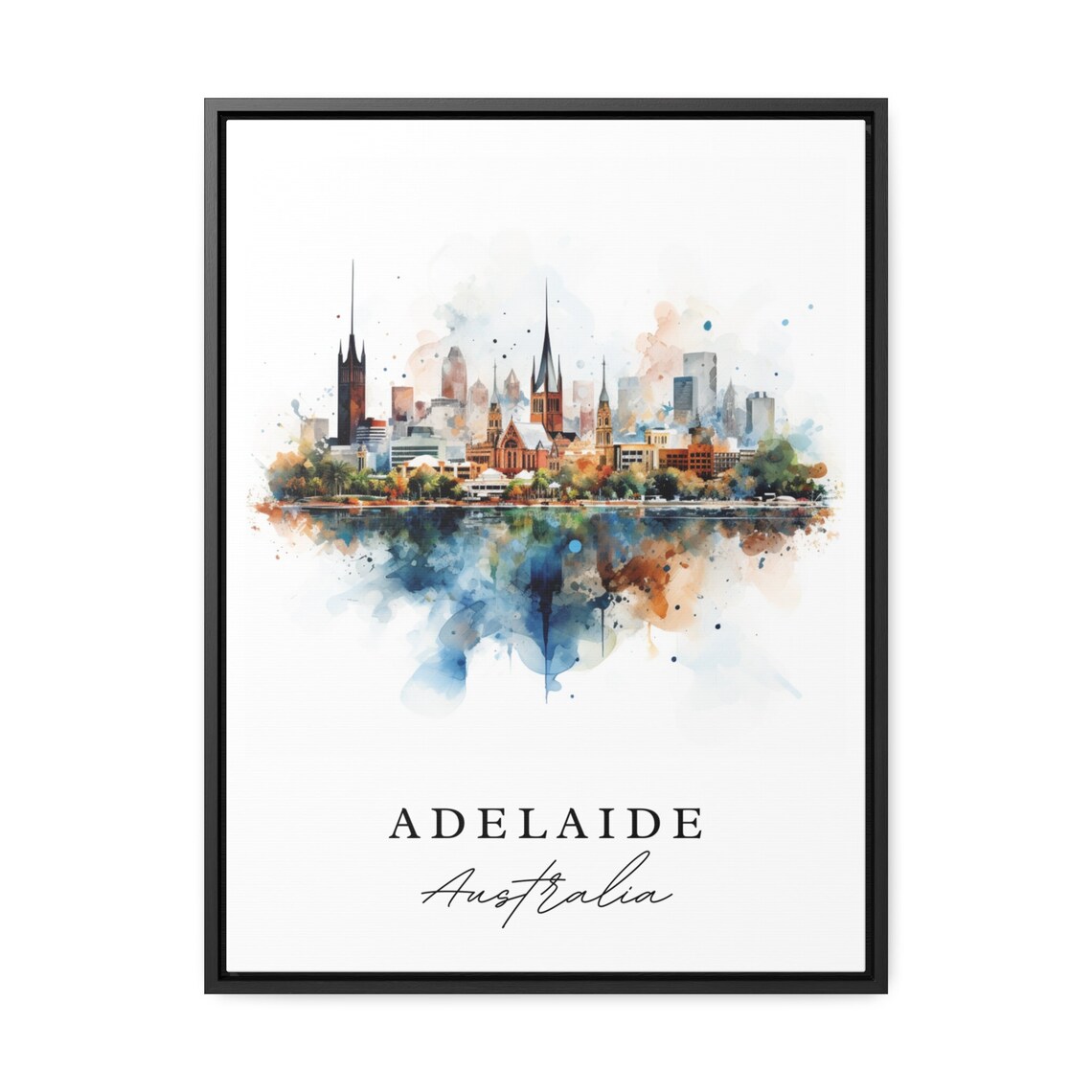 Adelaide Australia Travel Poster, Custom Text - Image 2