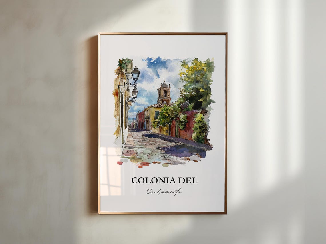 Colonia Del Sacramento Wall Art Uruguay Print Artwork Gift Travel Poster Housewarming - Image 4