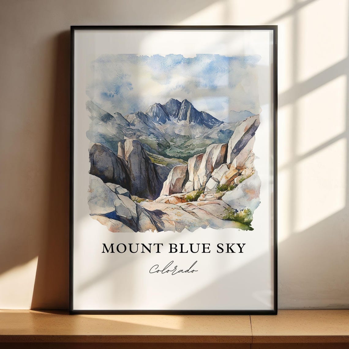 Mount Blue Sky Colorado Majestic Rocky Alpine Summit Peaks Poster - Image 5