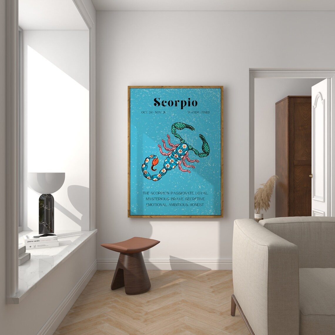 Scorpio Retro Travel Poster - Image 5