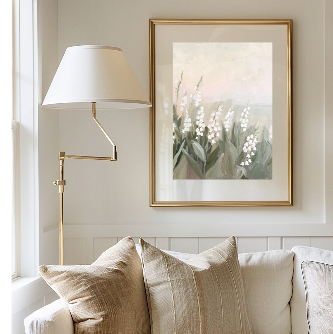 Lily of the Valley Spring Flower Botanical Art Print - Image 3
