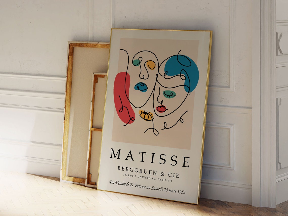 Henri Matisse Print Matisse Poster Matisse Wall Art Matisse Art Print Exhibition Poster - Image 2