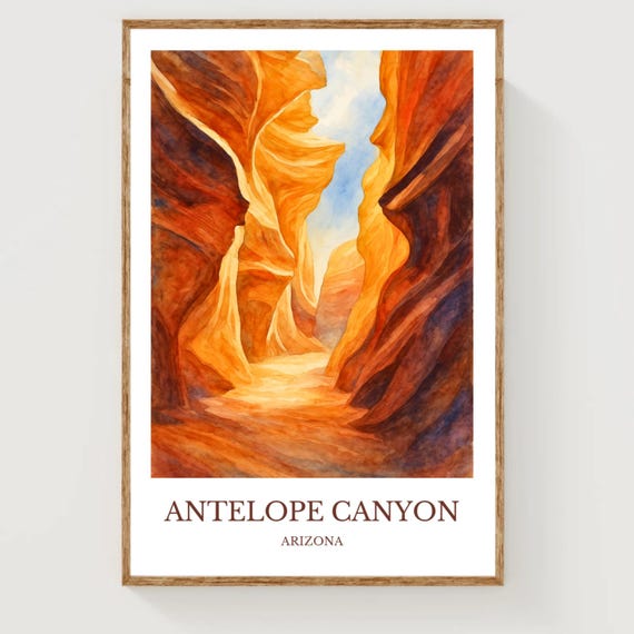 Antelope Canyon Poster