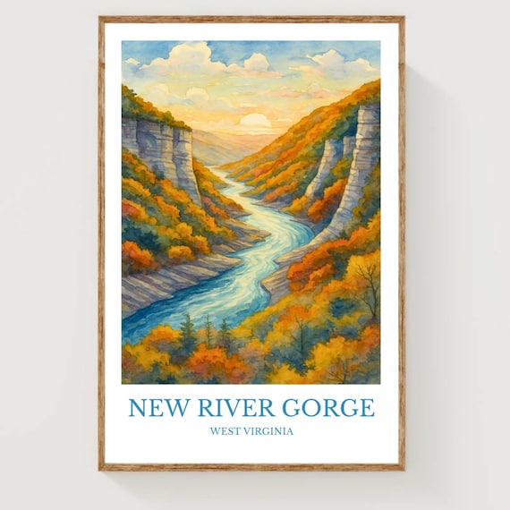 New River Gorge Landscape Print