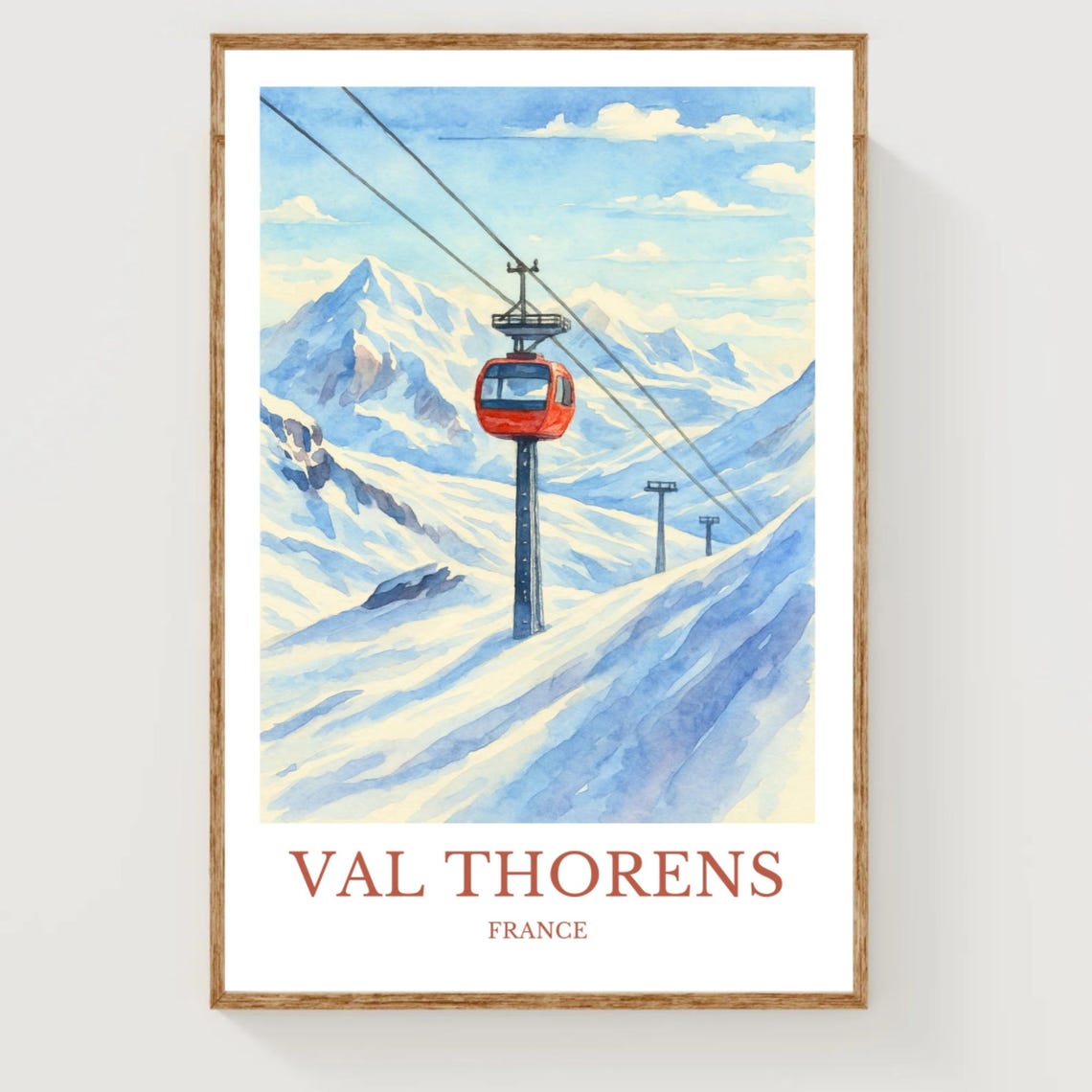 Val Thorens Poster Print