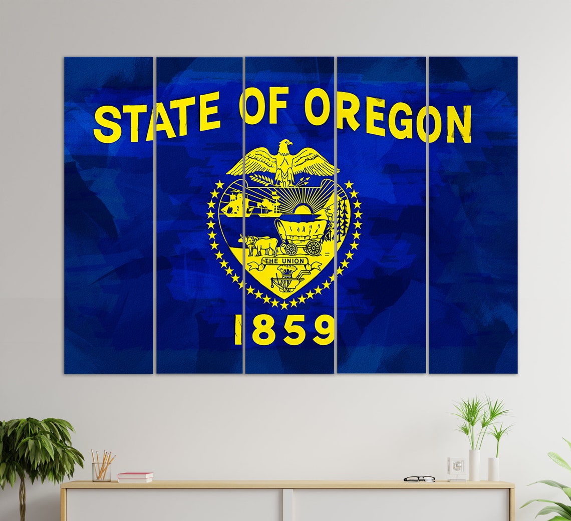 Oregon State Flag, Wall Art Print - Image 2