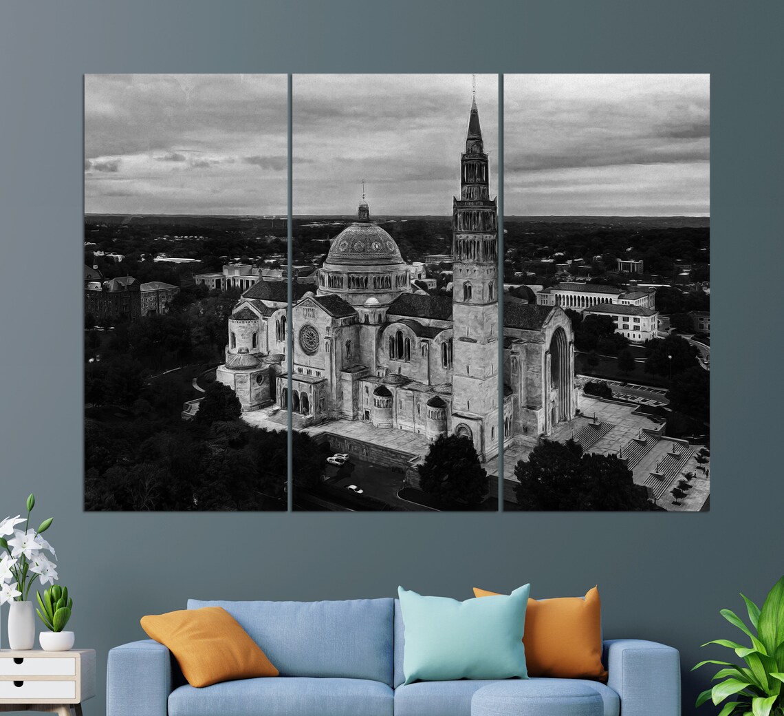 Basilica Of The National Shrine, Washington Art Print - Image 2