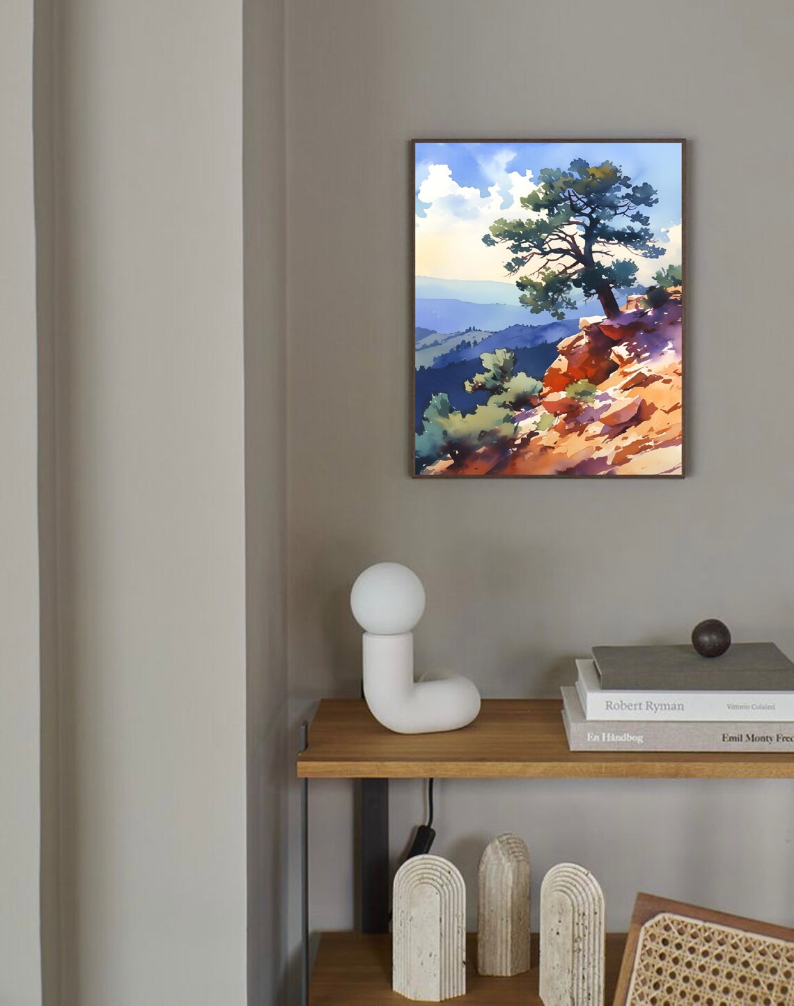 Ashley National Forest Utah Watercolor Art Print - Image 3