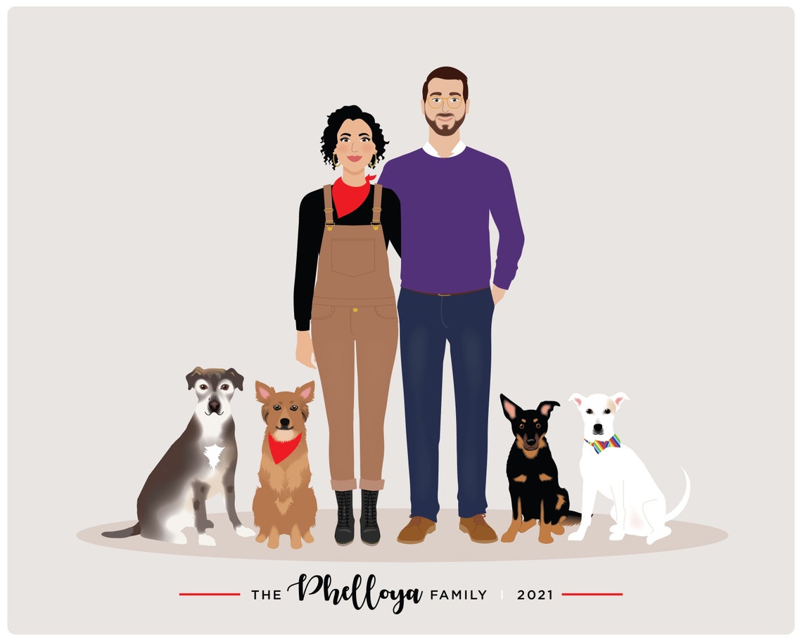 Custom Portrait, Additional Person - Image 4