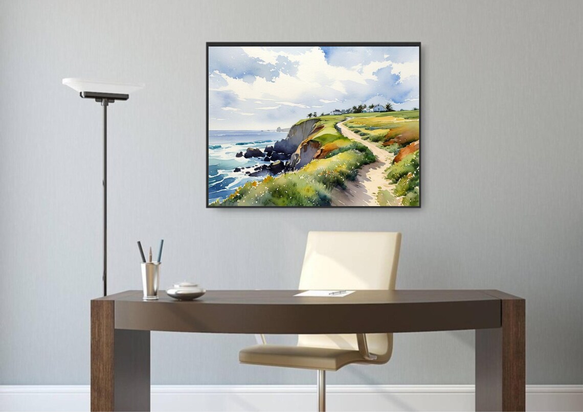 Wild Atlantic Way, Achill Island Watercolor Art Print - Image 5
