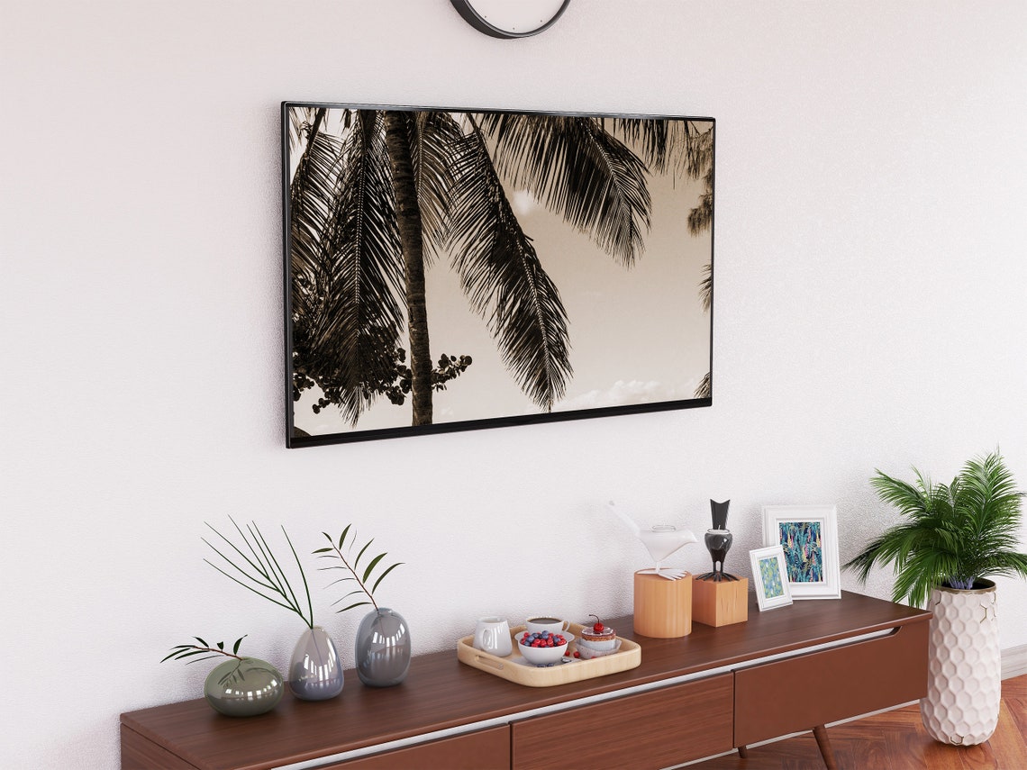 Frame Tv Art Palm Trees Frame Tv Art Art For Frame Tv Tv Art Instant - Image 2