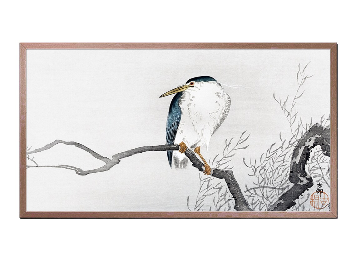 Japanese Vintage Art Print for TV Wall Decor