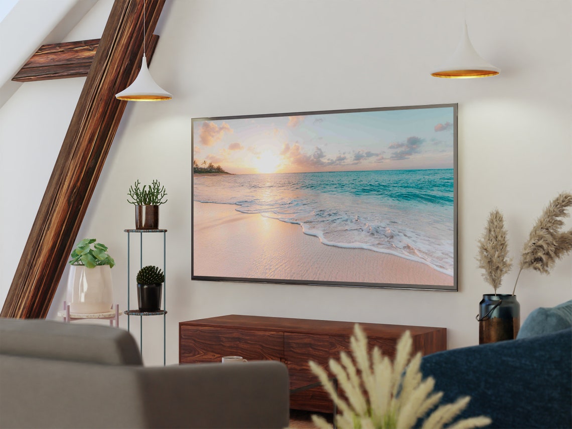 Sunset On The Beach Poster Print - Image 2