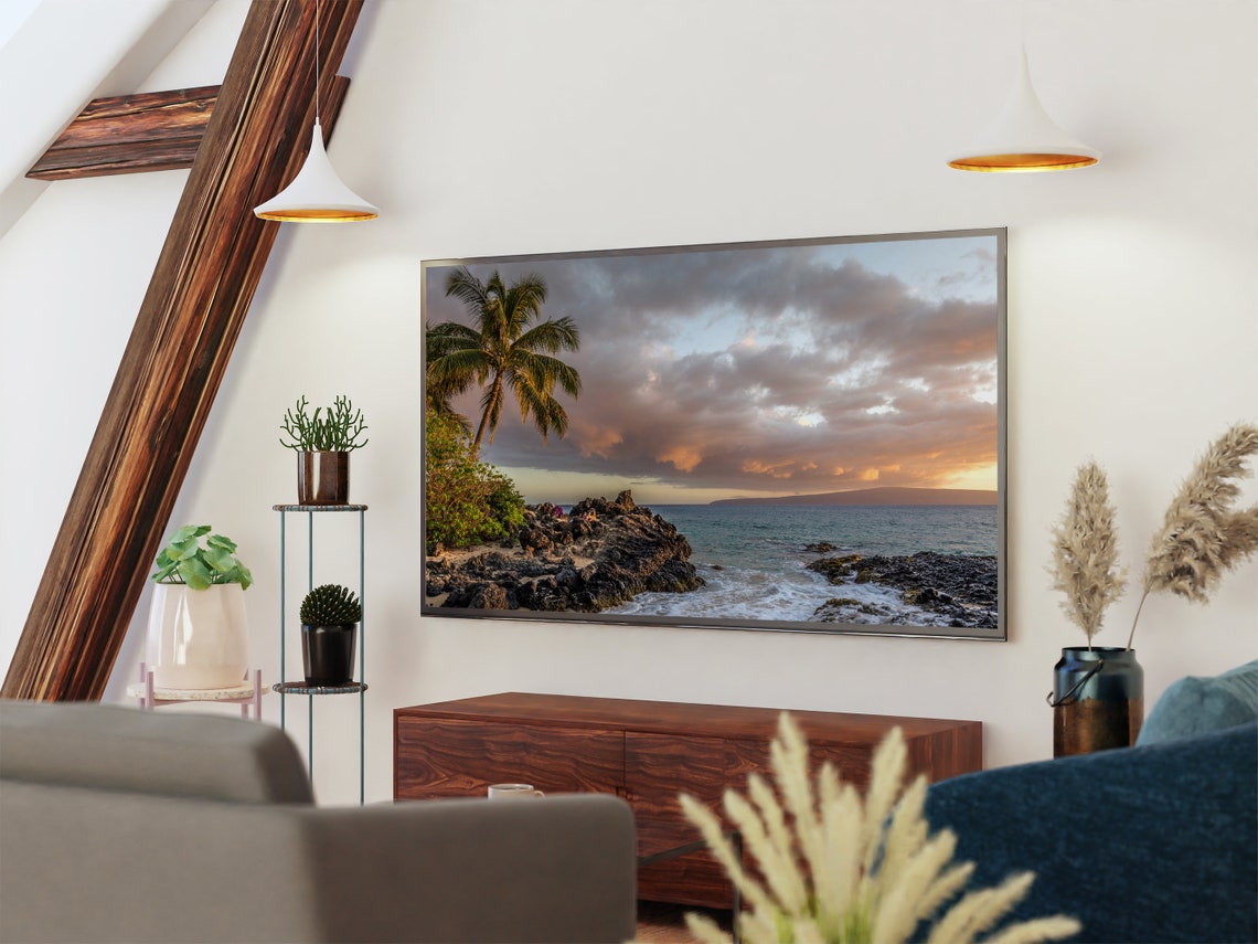 Sunset Beach Frame TV Art - Image 3