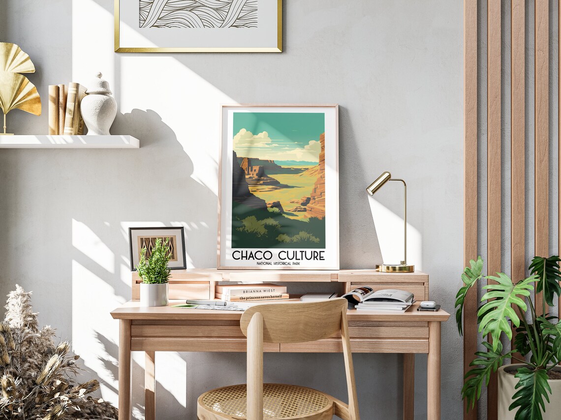 Chaco Culture National Historical Park Travel Poster - Image 3