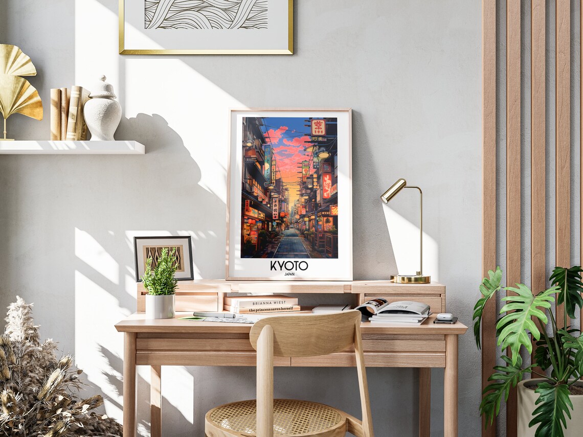 Kyoto Travel Poster, Japan Asia Home Decor - Image 3
