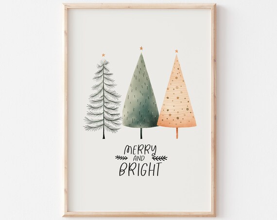 Merry And Bright Boho Holidays Christmas Decor