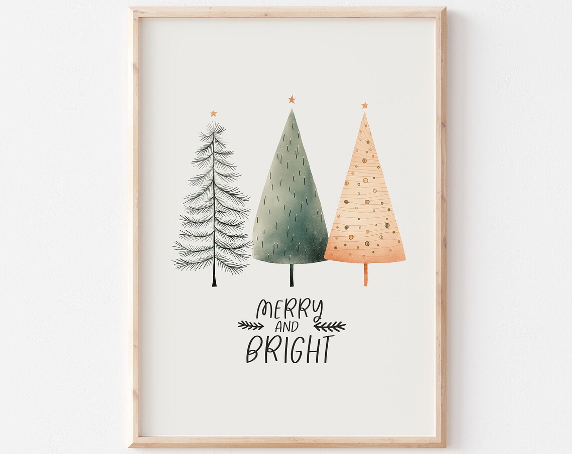 Merry And Bright Boho Holidays Christmas Decor