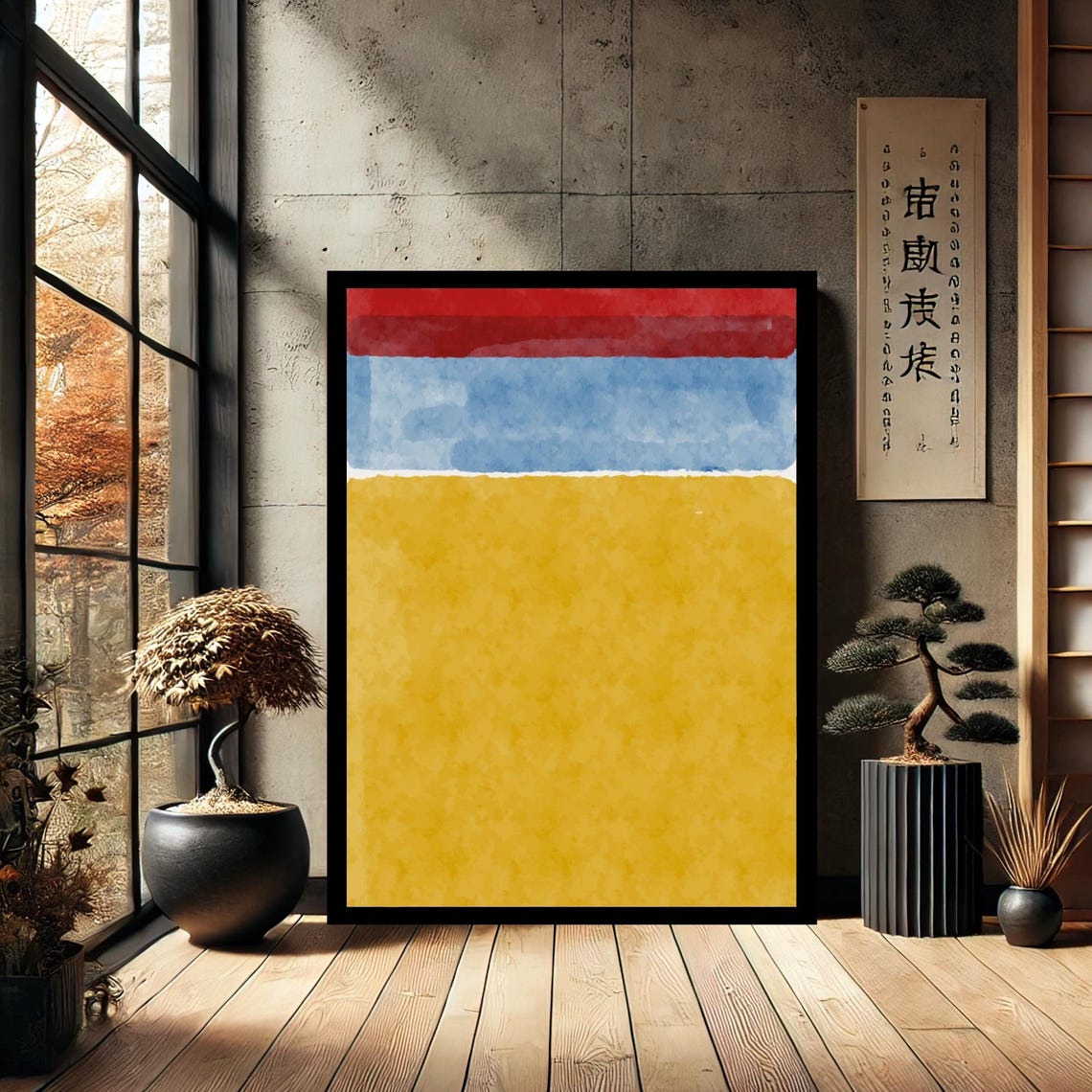 Mark Rothko Minimalist Canvas Print Painting Wall Art Reproduction Abstract Modern Home Decor