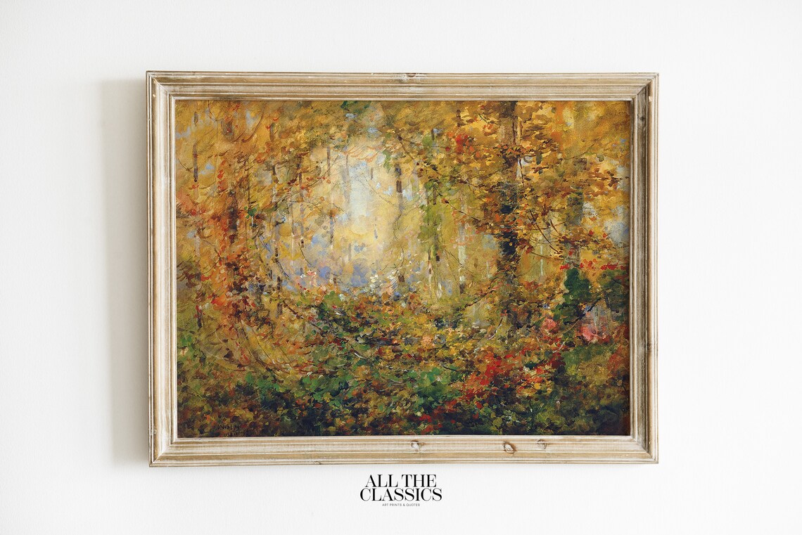 William Henry Holmes Autumn Landscape Art Print