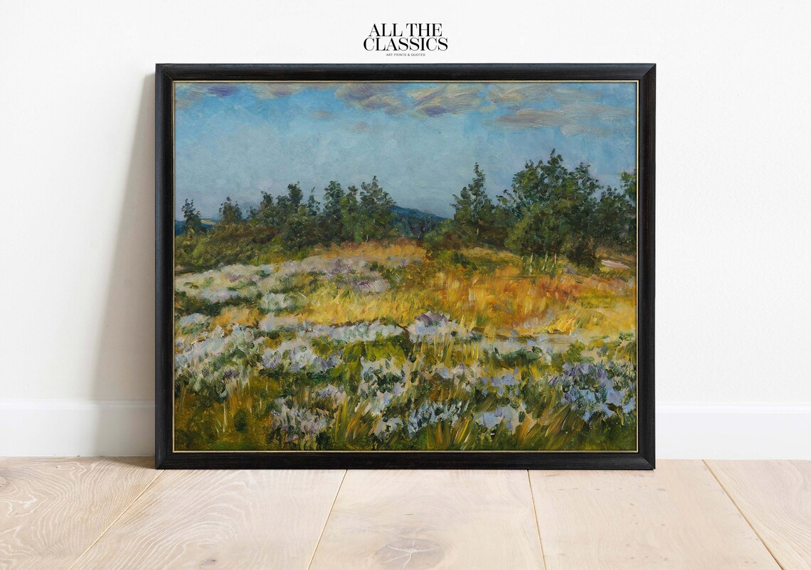 Frantisek Kavan A Little Bit Of Heather Wildflower Meadow Art Poster - Image 3