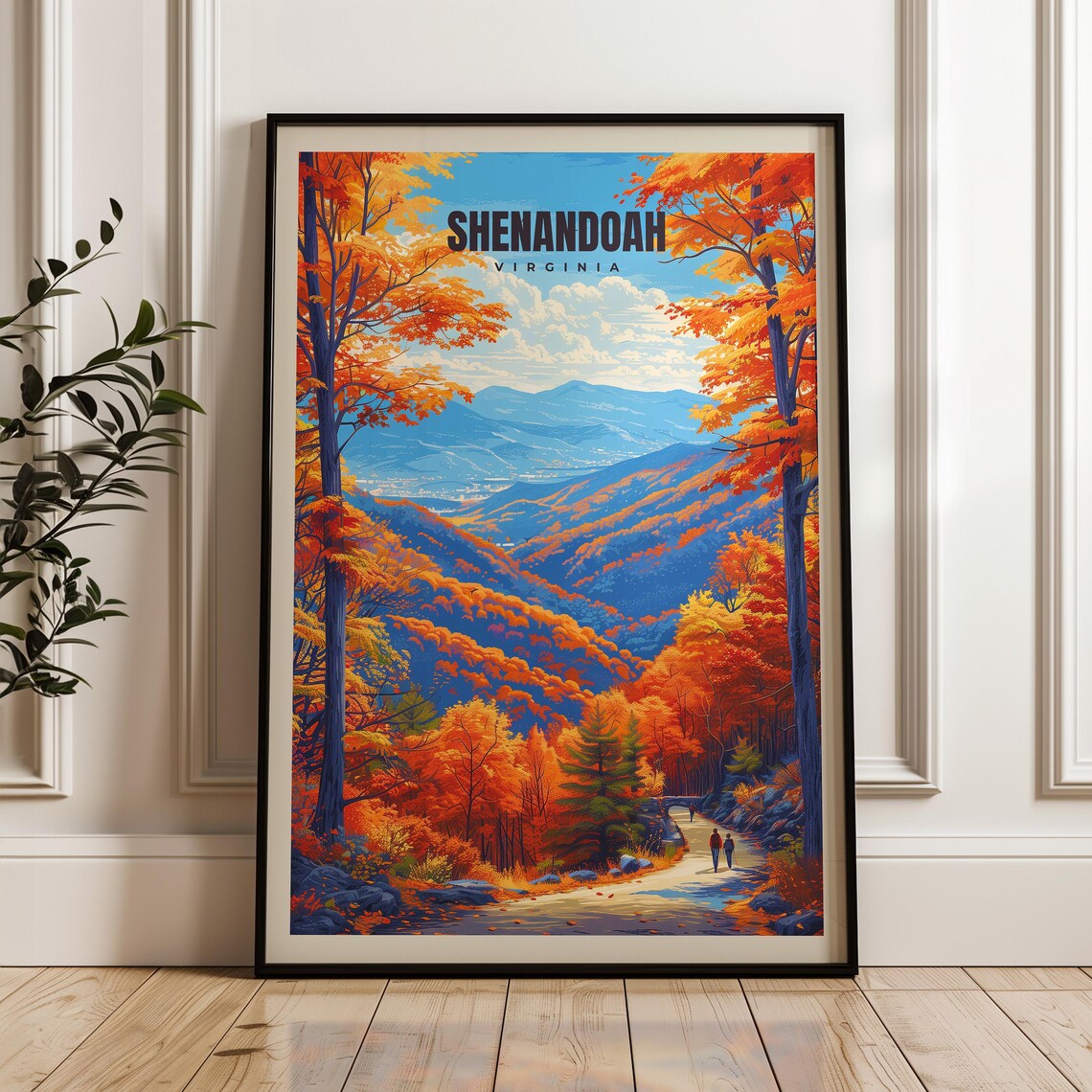 Shenandoah National Park Travel Poster, Virginia
