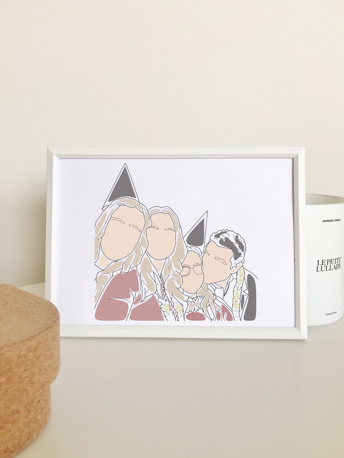 Family Portrait Painting Custom Family Portrait Painting Faceless Portrait Family Portrait Painting From Photo Painting From Photo Gift - Image 2