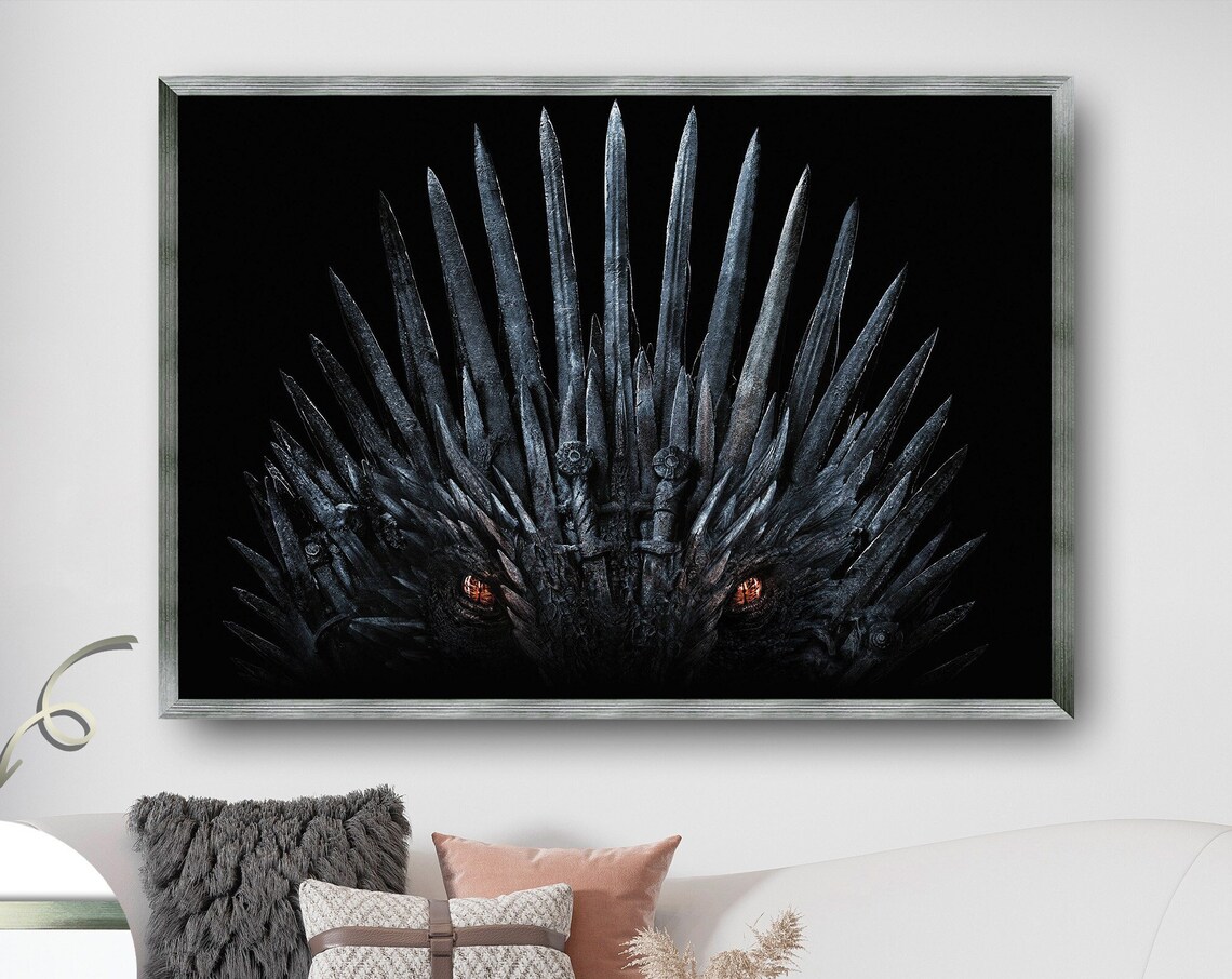 Mysterious Throne Entity Fantasy Art Print
