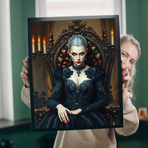 Gothic Vampire Art Puzzle Dark Fantasy Jigsaw Game