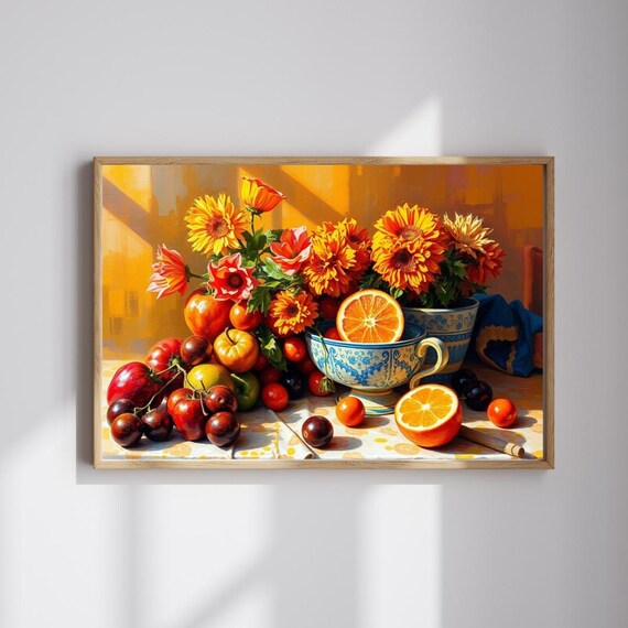 Floral Still Life Vintage Art Puzzle