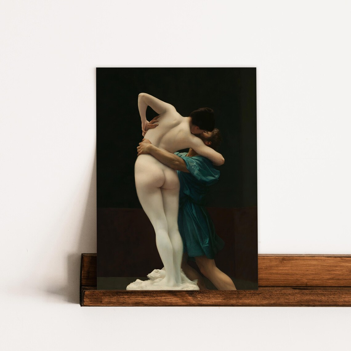 Altered Art Print, Moody Nude Painting - Image 2