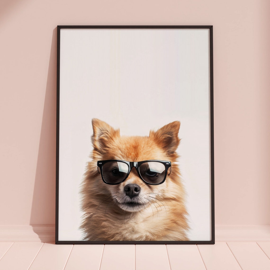 Pomsky In Sunglasses Print Pomsky Dog Print Pomsky Dog Poster Funny Pomsky Dog Print Pomsky Dog Art Funny Dog Print Funny Dog Art - Image 3