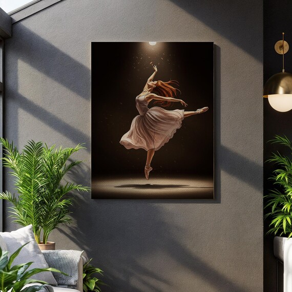 Ballerina Dance, Elegant Ballet Performance Art