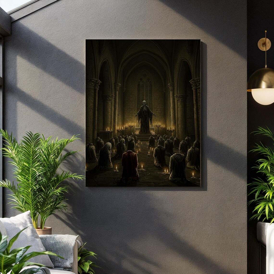 Cult Ritual Gothic, Dark Fantasy Wall Art Print