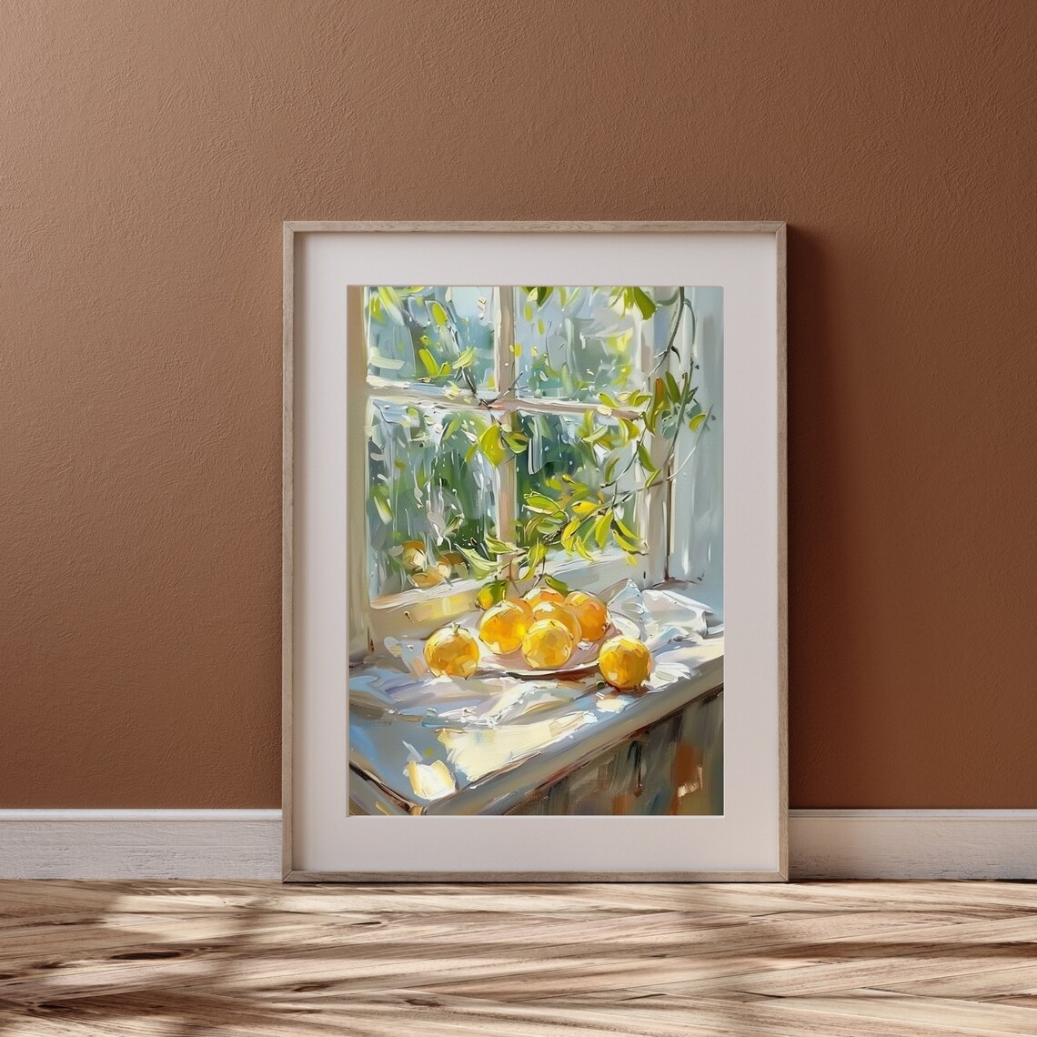 Lemon Still Life Painting Fruit Art Print, Vintage Farmhouse - Image 4