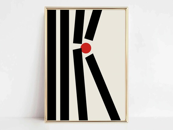 Jazz Poster Retro Print, Mid-Century Modern