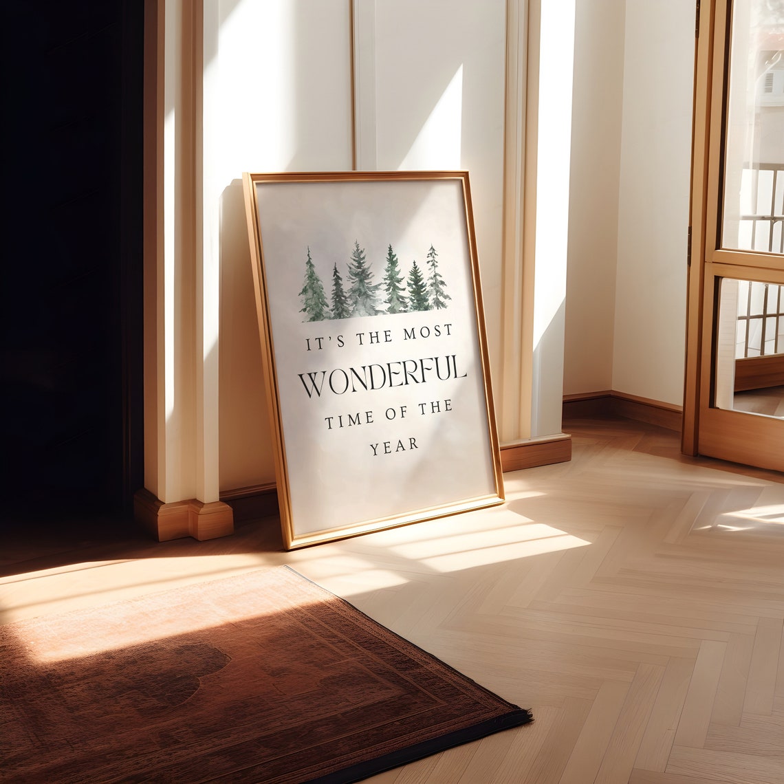 It's The Most Wonderful Time Of The Year Christmas Art Print - Image 2