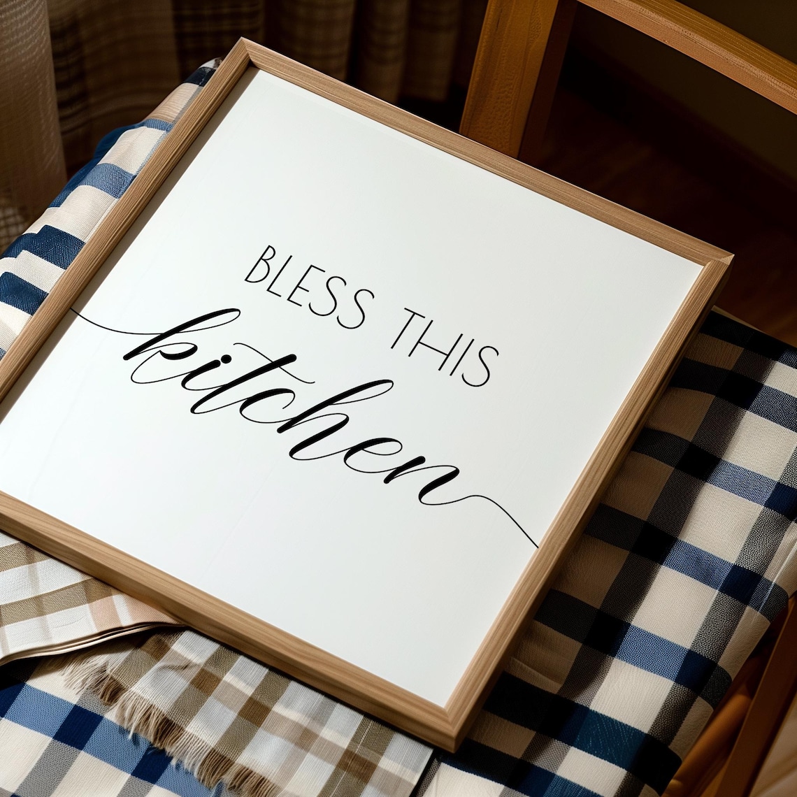 Bless This Kitchen Christian Kitchen Wall Art