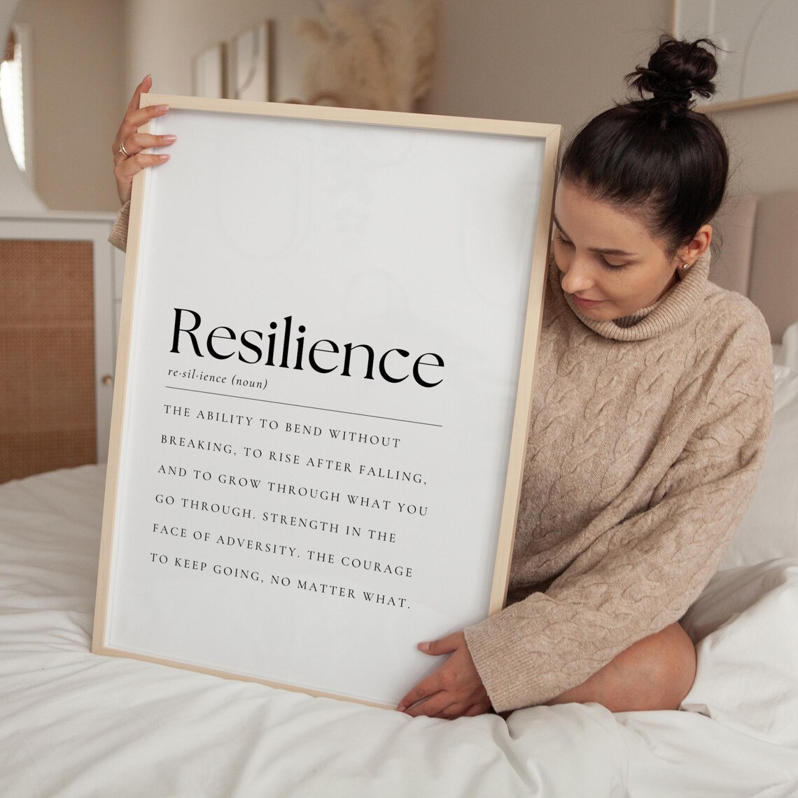 Resilience Definition Art, Inspirational Quote - Image 3