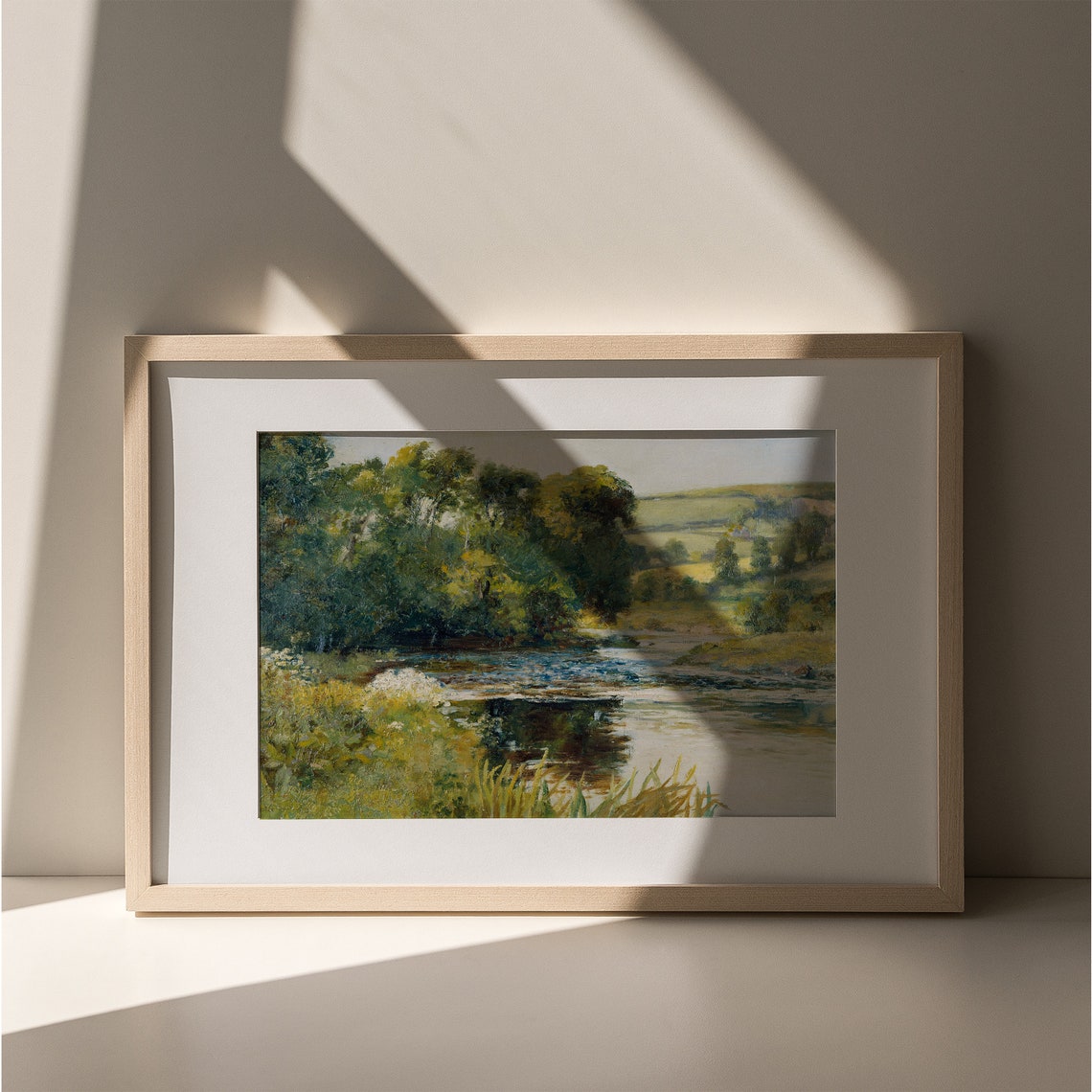 Vintage Landscape Frame Size Guide Chart Wall Art 36x24 to 7x5 Inches - Image 5