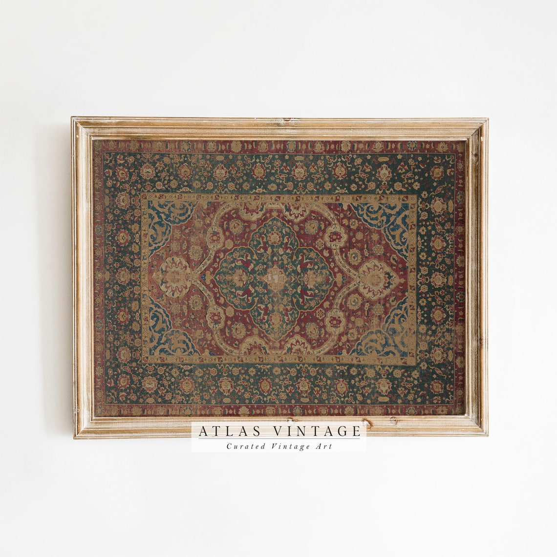 Curated Seven Piece Vintage Gallery Wall Art Set with Rabbit - Image 6