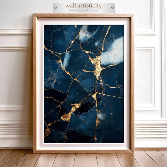 Kintsugi Wall Art Print, Wabi Sabi Inspired