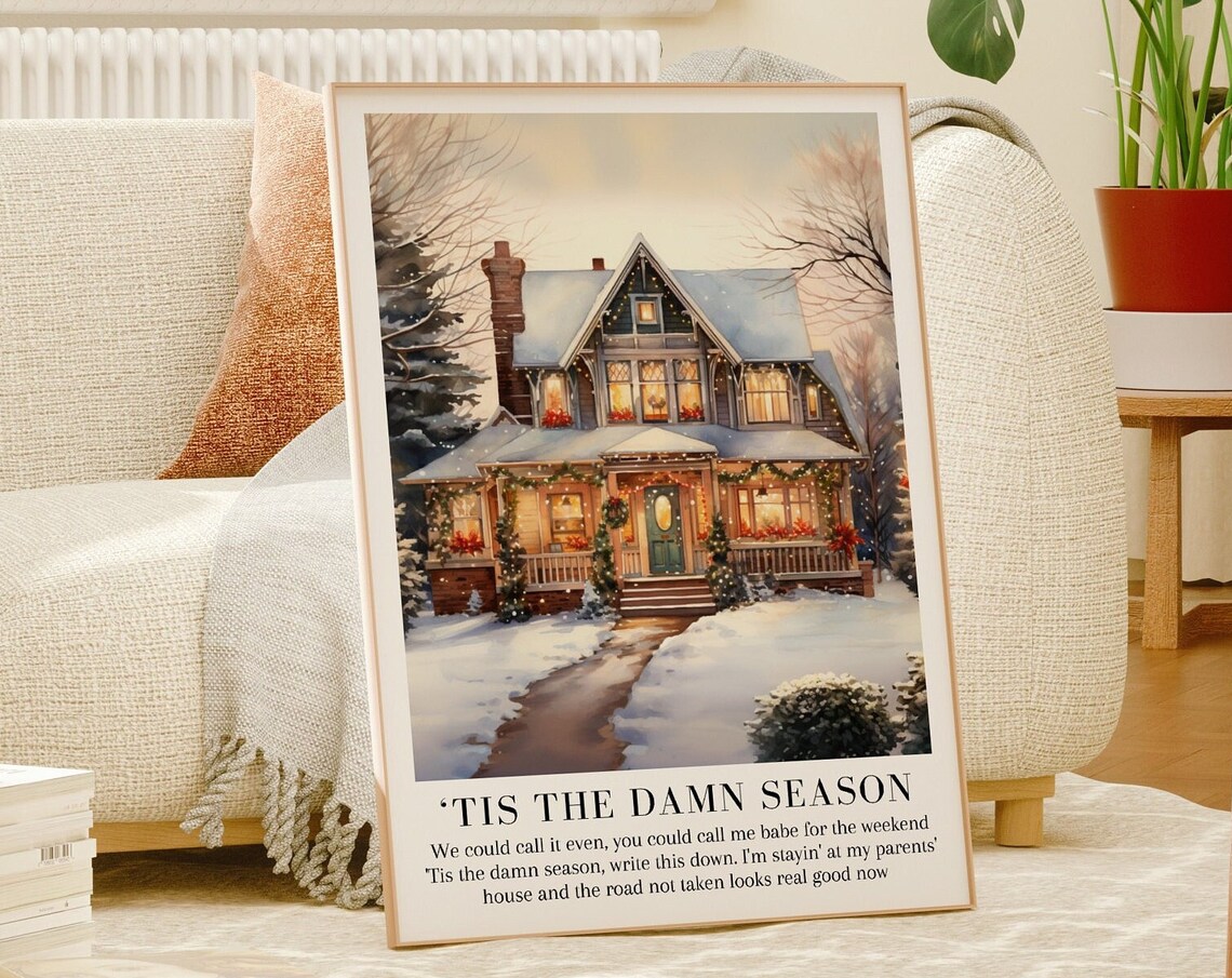 Tis The Damn Season Evermore Album Poster Art Print