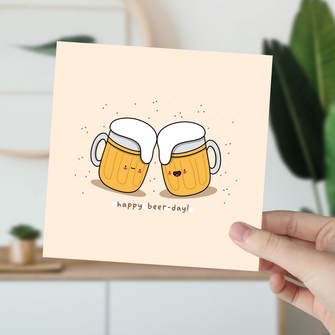 Happy Birthday Beer Pun Poster Print for Boyfriend - Image 5