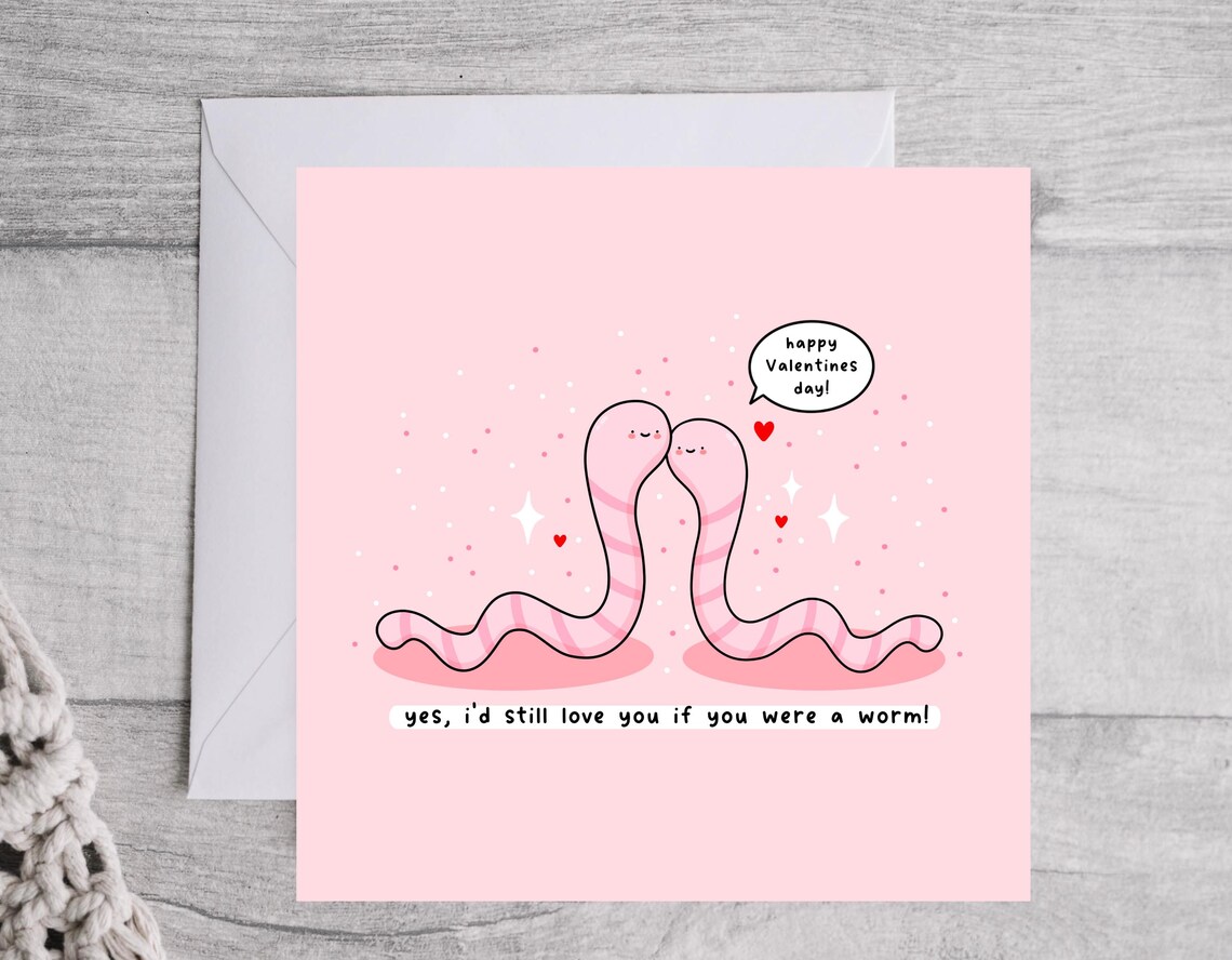 Worm Couple Id Still Love You If You Were A Worm Pun Wall Art - Image 5