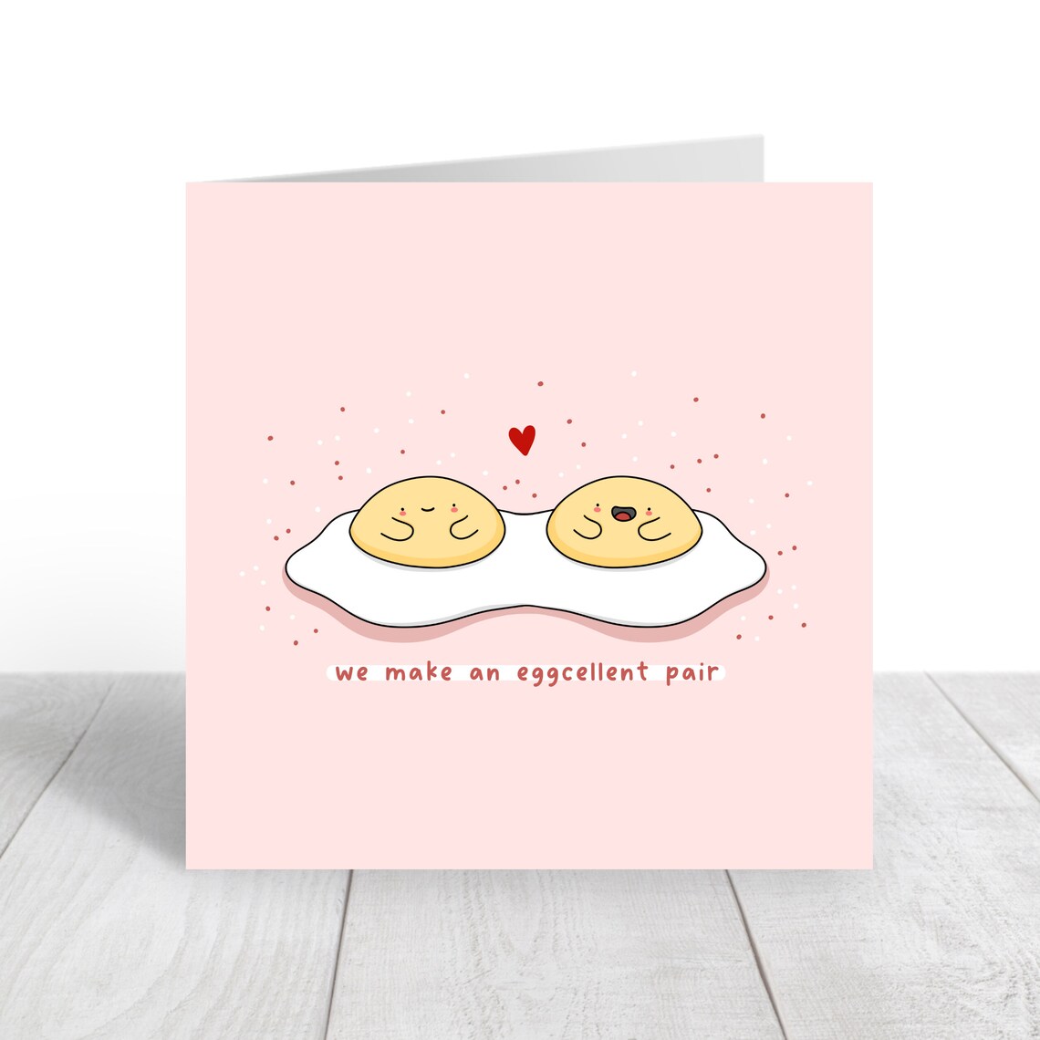 We Make An Eggcellent Pair Card Girlfriend Birthday Card Funny Birthday Card Funny Anniversary Card - Image 2