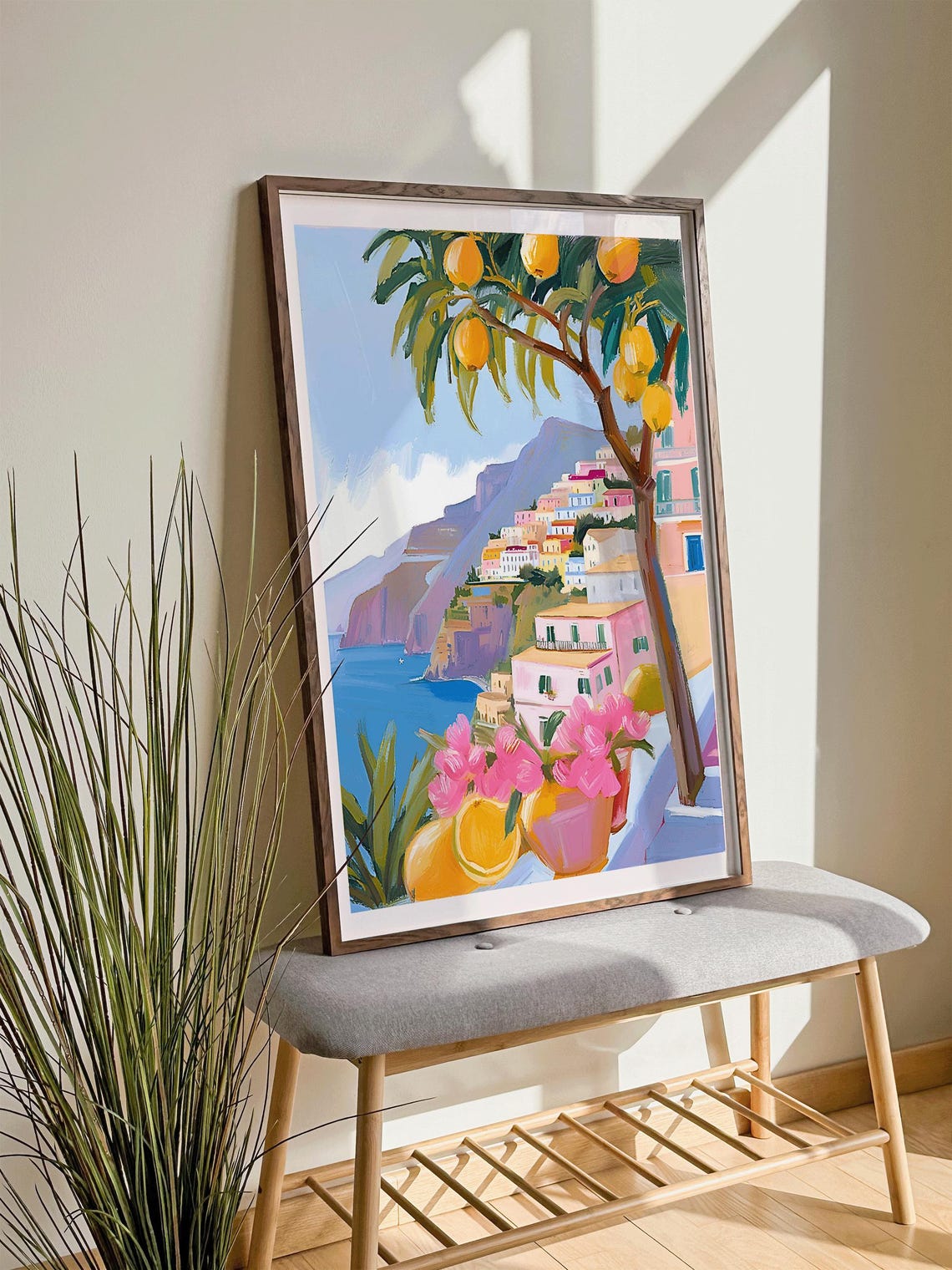Amalfi Coast Lemon Tree, Italy Summer Wall Art - Image 5