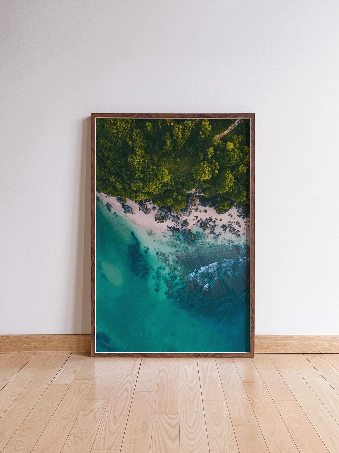 Bali Beach Aerial Photography, Indonesia Travel Poster - Image 4