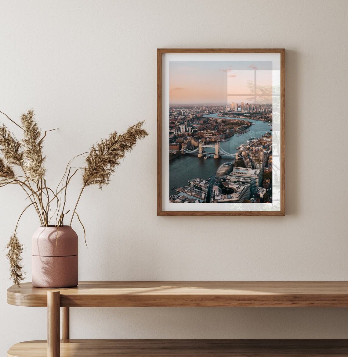 London Sunset Poster, Tower Bridge Travel Poster - Image 3