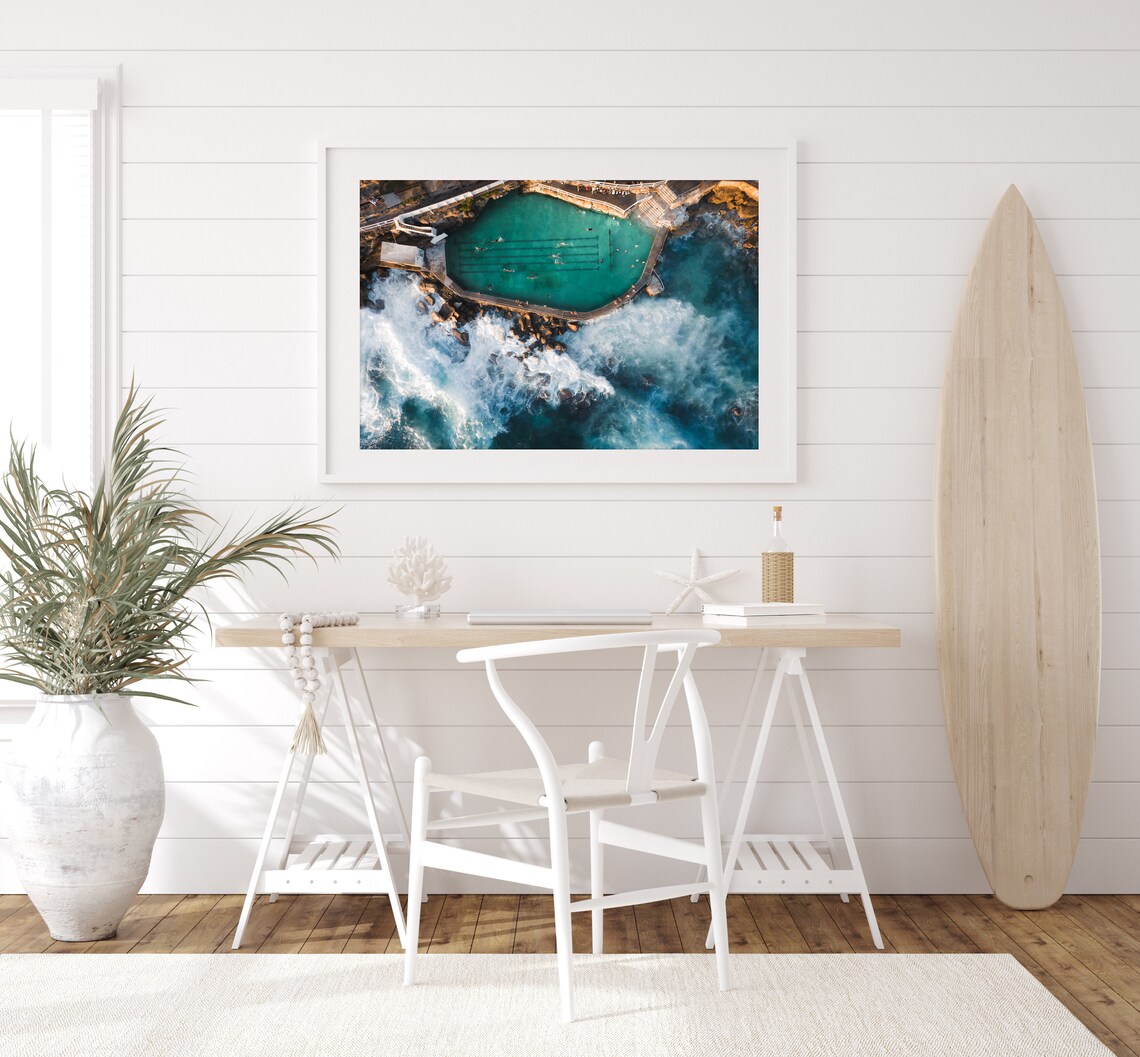 Bronte Beach Rock Pool Poster, Sydney Australia - Image 3